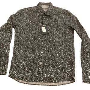 Men’s Long Sleeve Button Down Cotton Lightweight Business Casual Going Out New M